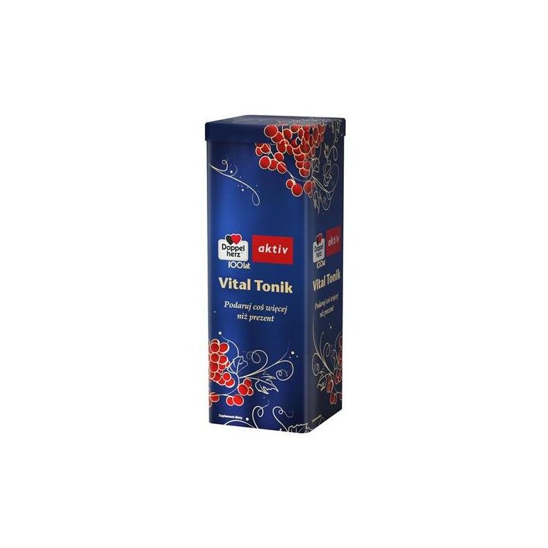 Doppelherz Vital Tonik, płyn 1000 ml + puszka ozdobna 