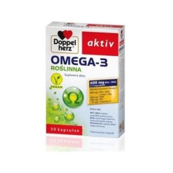 Doppelherz aktiv Omega-3 roślinna, 30 kapsułek