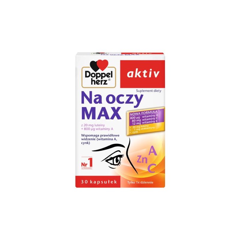 Doppelherz aktiv Na oczy Max 30 kapsułek 