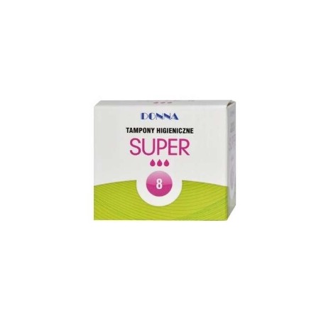  DONNA Tampony higieniczne super 8 sztuk 