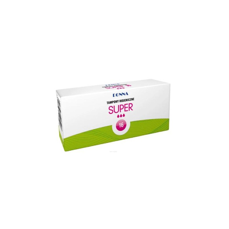 DONNA Tampony higieniczne super 16 sztuk 