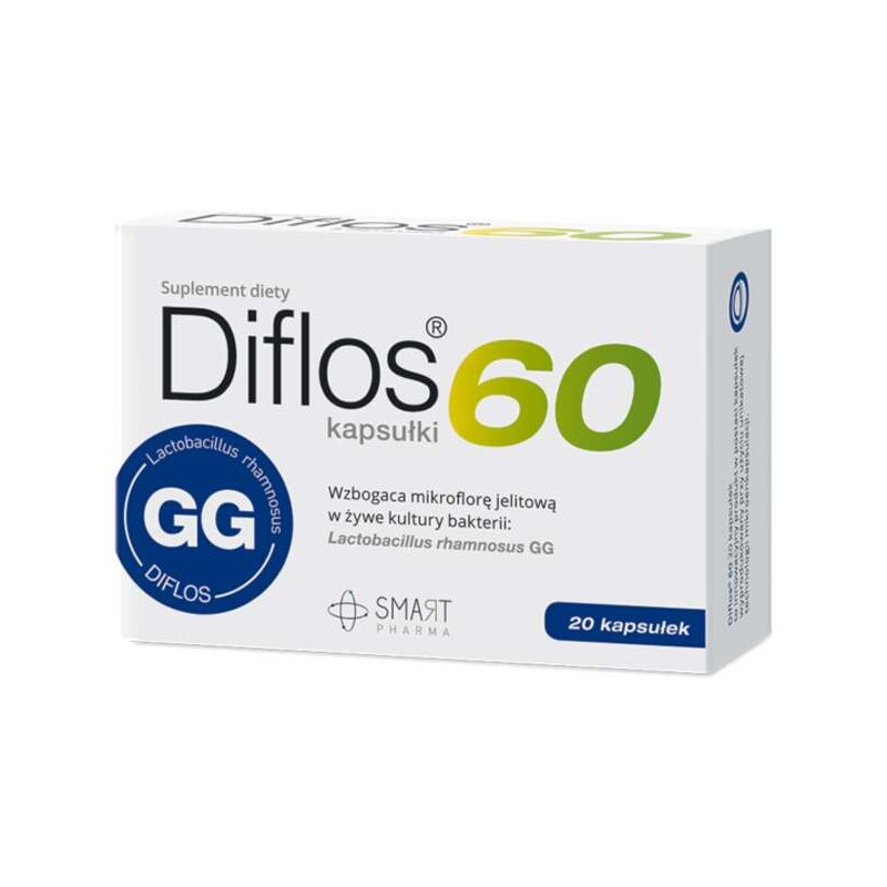 Diflos 60, 20 kapsułek 