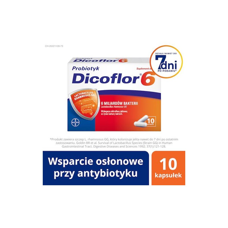 Dicoflor 6, 10 kapsułek 