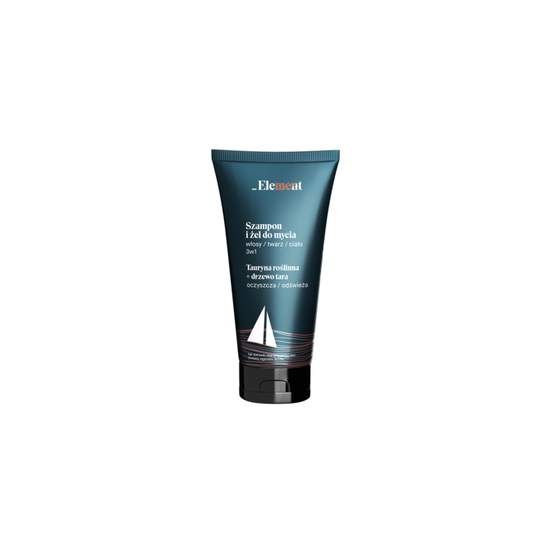 Element Men szampon i żel do mycia włosów 3 w 1, 200 ml 