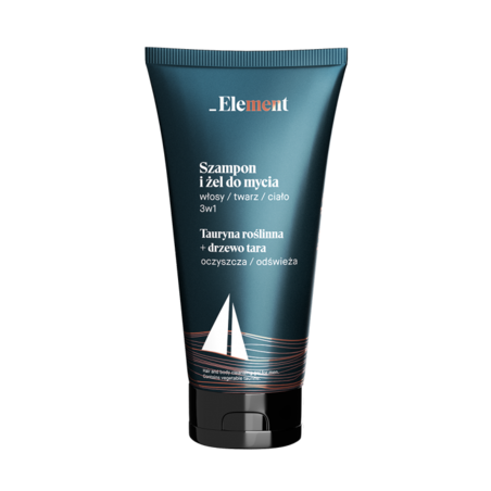 Element Men szampon i żel do mycia włosów 3 w 1, 200 ml