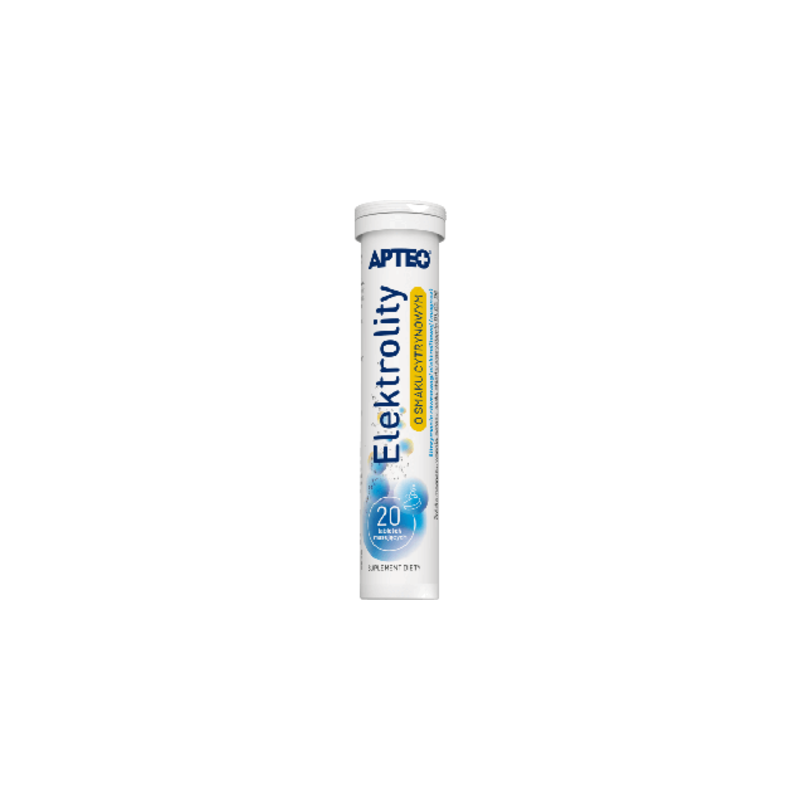 Elektrolity Apteo 20 tabletek musujących 