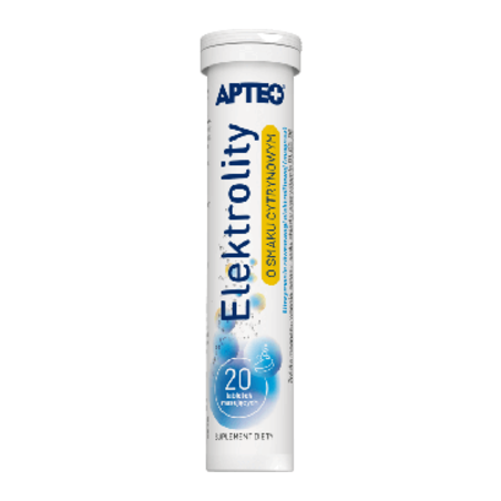 Elektrolity Apteo 20 tabletek musujących