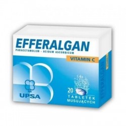 Efferalgan vitamin C, 20 tabletek musujących