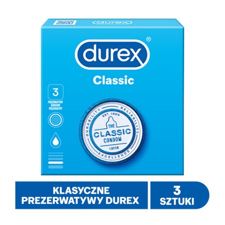  Durex Classic 3 prezerwatywy 