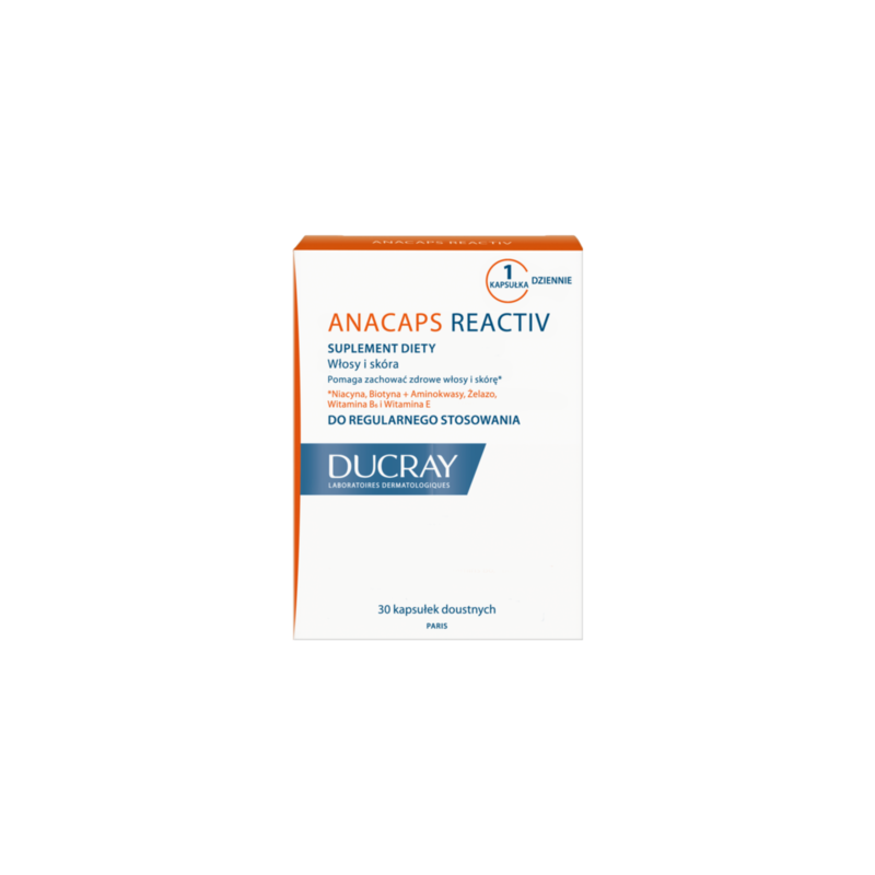 Ducray Anacaps reactiv, 30 kapsułek 