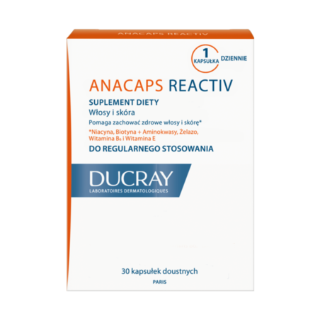Ducray Anacaps reactiv, 30 kapsułek