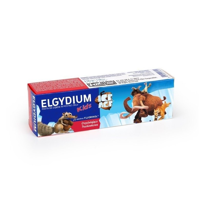 Elgydium Kids pasta do zębów dla dzieci 3-6 lat truskawkowa 