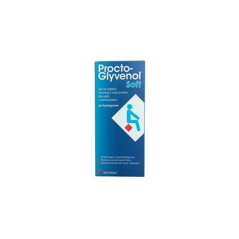 Procto-Glyvenol Soft żel do higieny intymnej dla osób z hemoroidami, 180 ml 