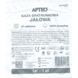 Gaza opatrunkowa, jałowa, Apteo, 1m kwadratowy, 1 sztuka