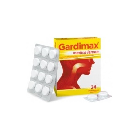  Gardimax Medica Lemon, 24 tabletki do ssania 