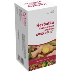 Herbatka rozgrzewająca z imbirem APTEO, 20 saszetek