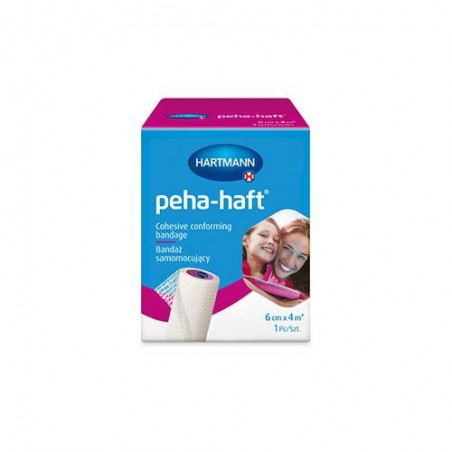  Hartmann Peha-haft opaska elastyczna 6 cm x 4 m, 1 sztuka 