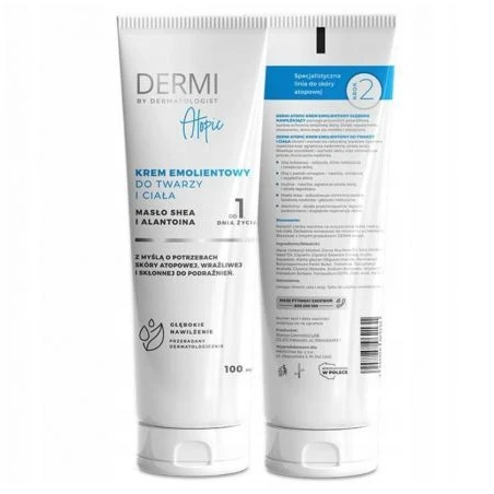 DERMI ATOPIC Krem emolientowy do twarzy i ciała, 100 ml