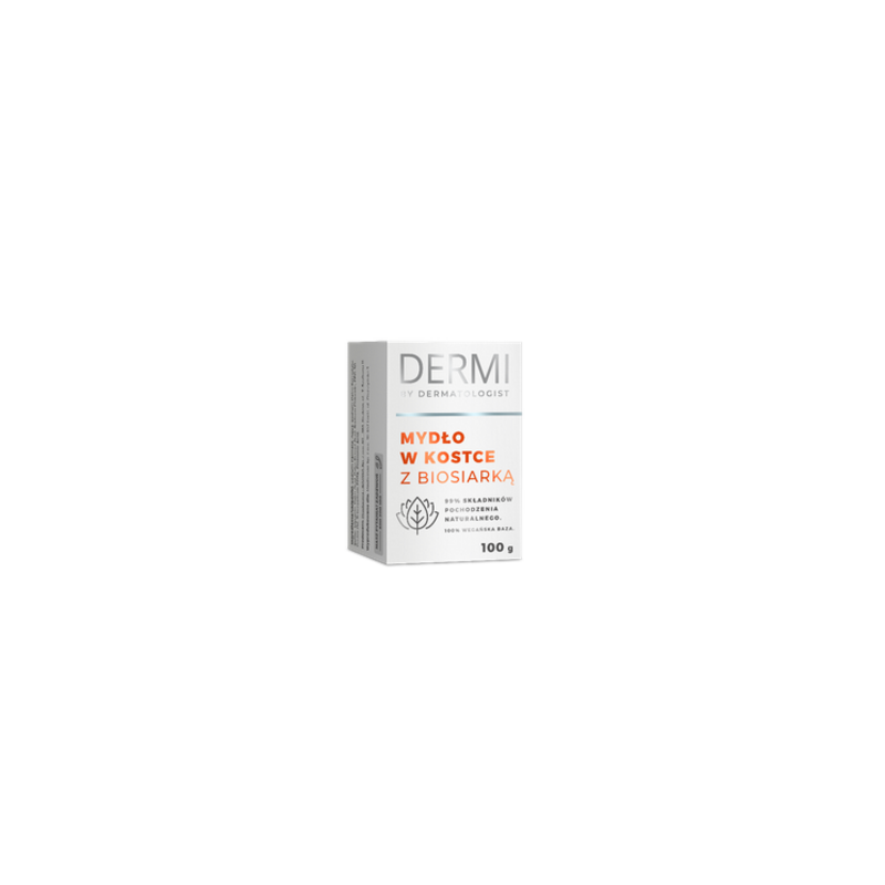 Dermi by dermatologist mydło w kostce z biosiarką, 100 g 