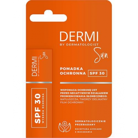  DERMI Pomadka ochronna SPF 30 ,4.5g 