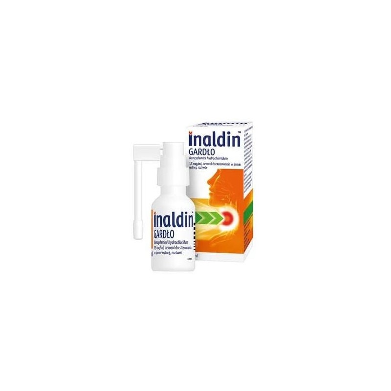 Inaldin Gardło Max 3 mg/ml aerozol do jamy ustnej, 30 ml 