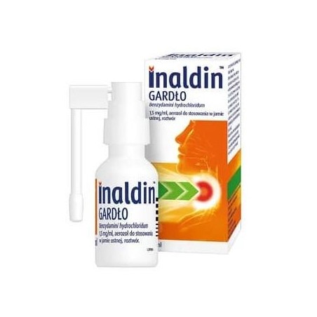  Inaldin Gardło Max 3 mg/ml aerozol do jamy ustnej, 30 ml 