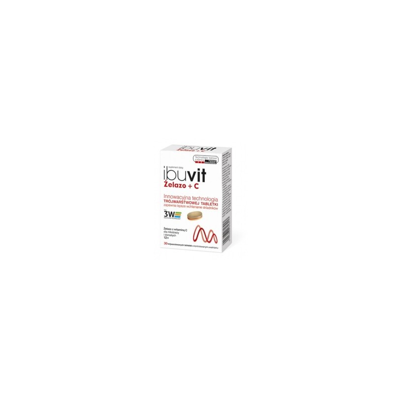 Ibuvit Żelazo + C 30 tabletek 