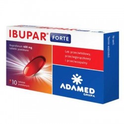 Ibupar Forte 400 mg, 10 tabletek