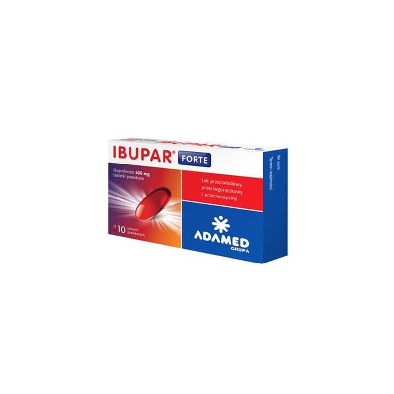 Ibupar Forte 400 mg, 10 tabletek 