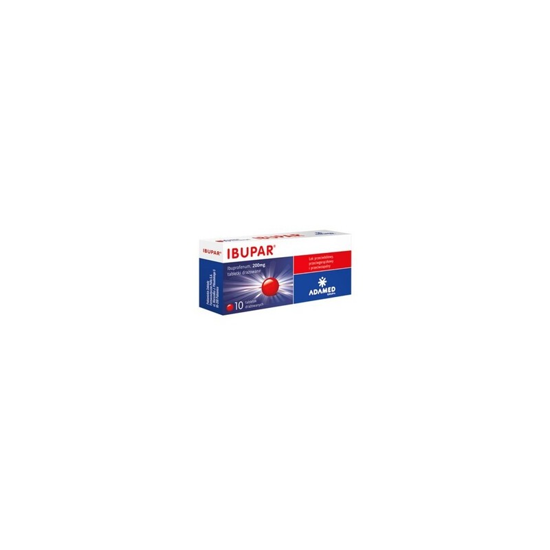Ibupar 200 mg, 10 tabletek 