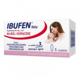 Ibufen Baby 0,06 g, 5 czopków