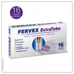 Fervex ExtraTabs 500 mg + 4 mg, 16 tabletek
