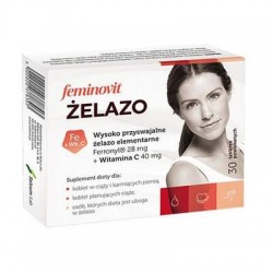 Feminovit żelazo, 30 tabletek