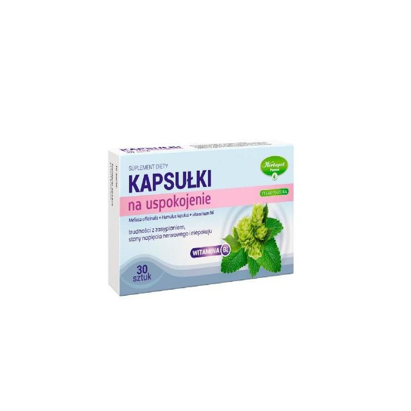 Kapsułki na uspokojenie Tylko Natura 30 kapsułek 