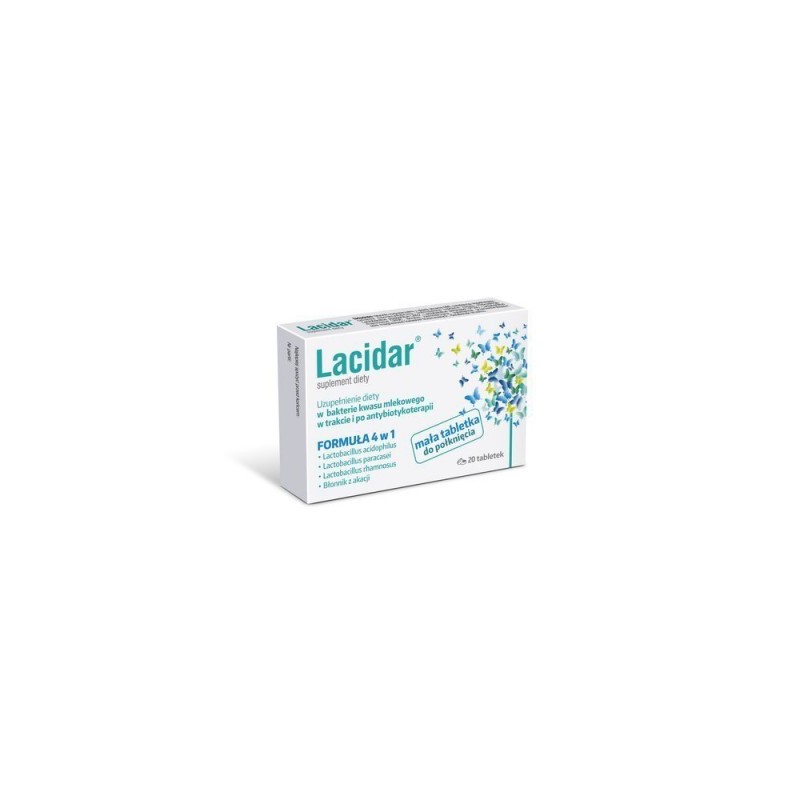 Lacidar 20 tabletek 
