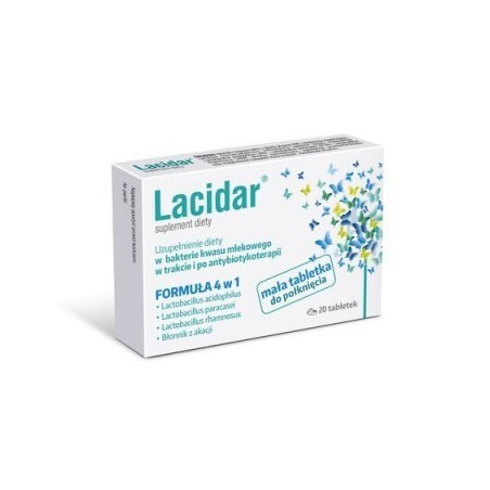 Lacidar 20 tabletek