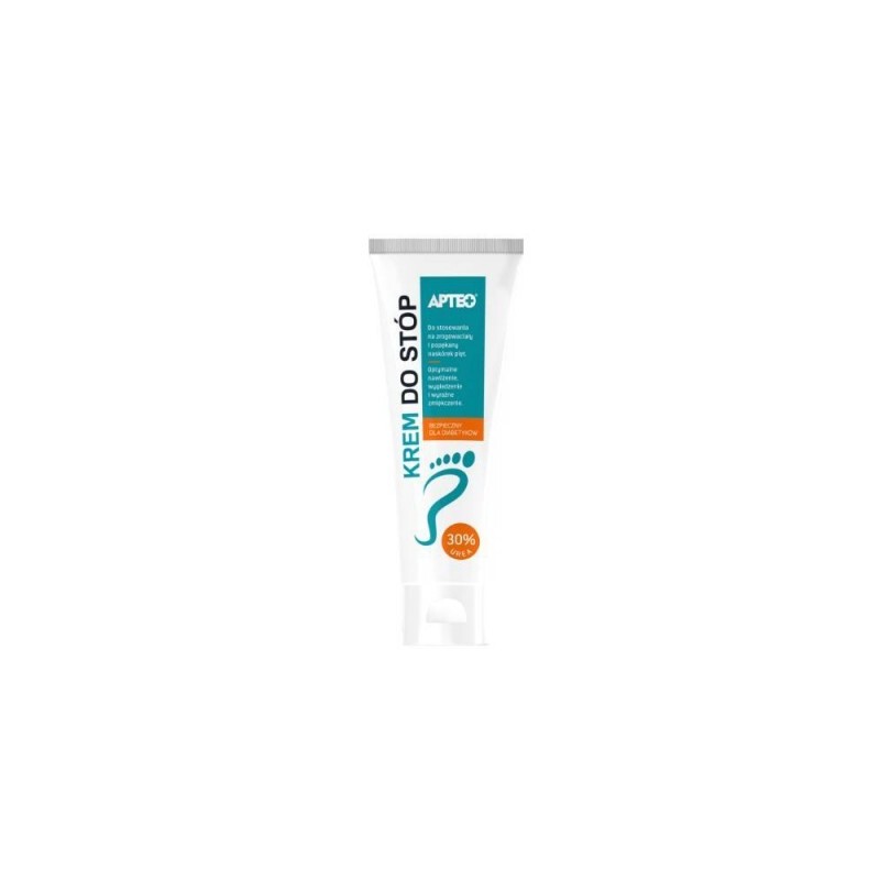 Krem do stóp z mocznikiem APTEO CARE, 75 ml 