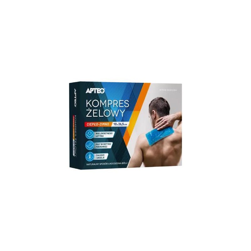 Kompres żelowy Apteo Care 10 cm x 26,5 cm 