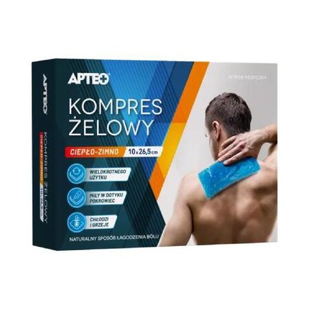 Kompres żelowy Apteo Care 10 cm x 26,5 cm