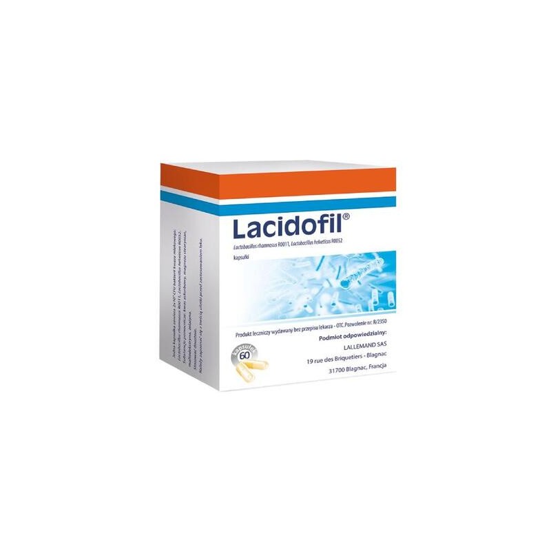 Lacidofil 2 mld CFU 60 kapsułek 