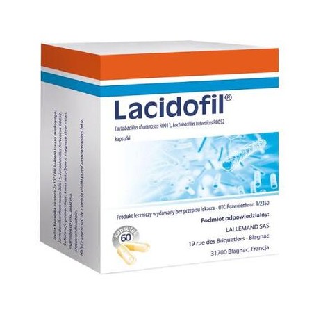  Lacidofil 2 mld CFU 60 kapsułek 