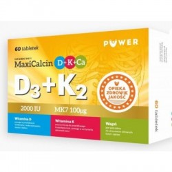 MaxiCalcin D+K+Ca, 60 tabletek