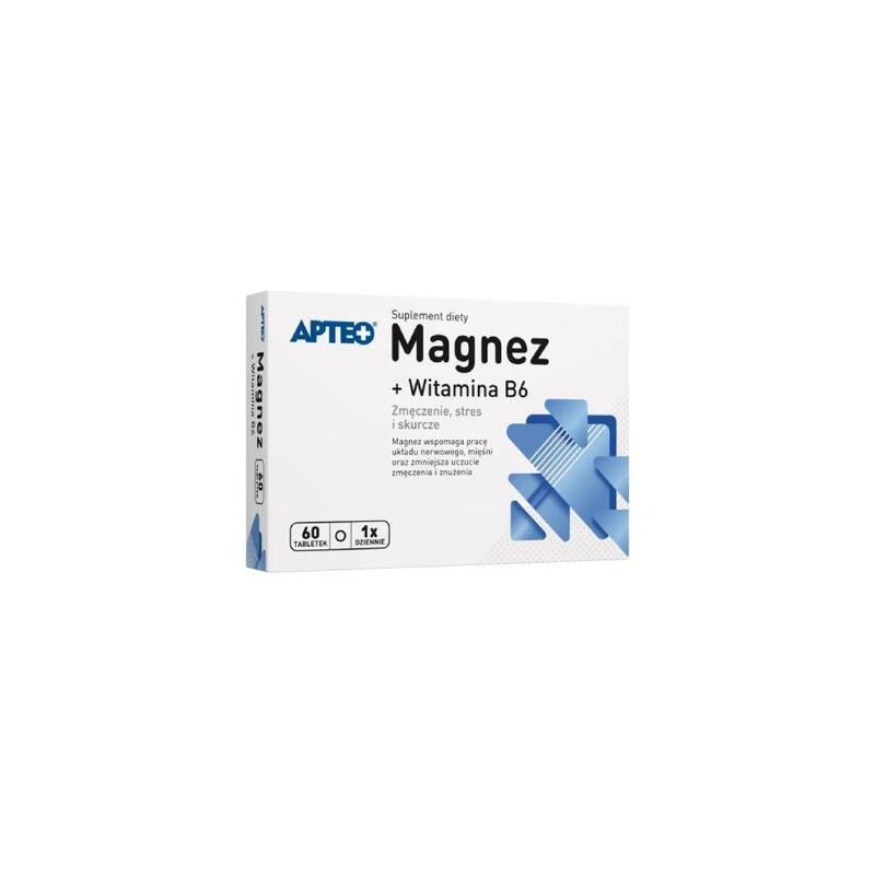 Magnez z witaminą B6 Apteo 60 tabletek 