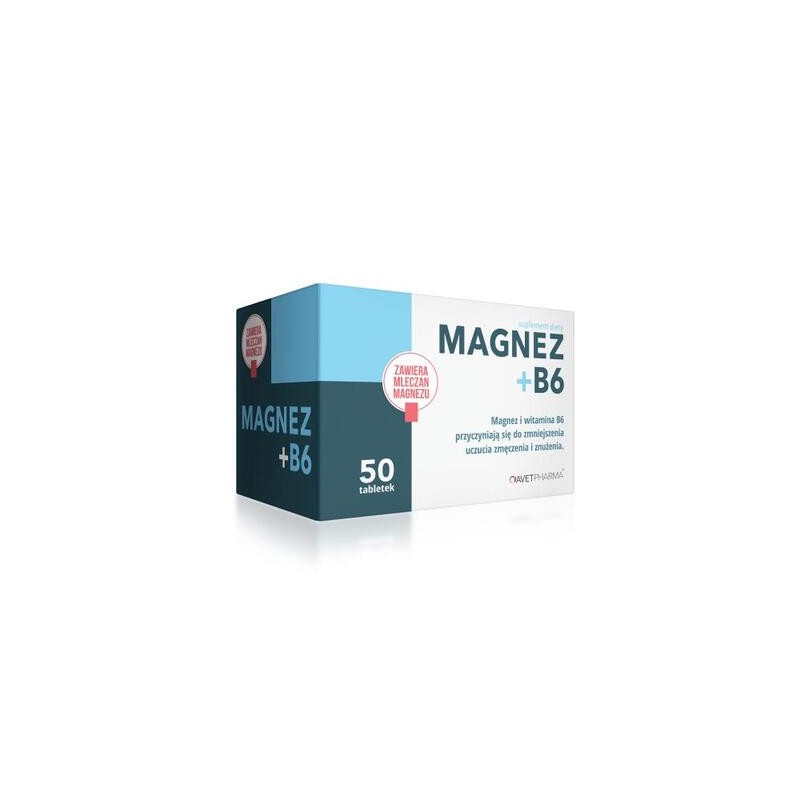 Magnez + B6 50 tabletek 