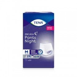 Majtki chłonne Tena Pants ProSkin Super night M, 30 sztuk