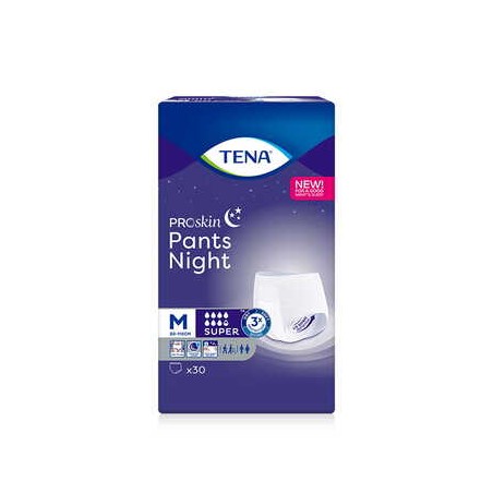  Majtki chłonne Tena Pants ProSkin Super night M, 30 sztuk 
