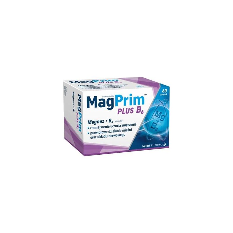 Magprim Plus B6, 60 tabletek 