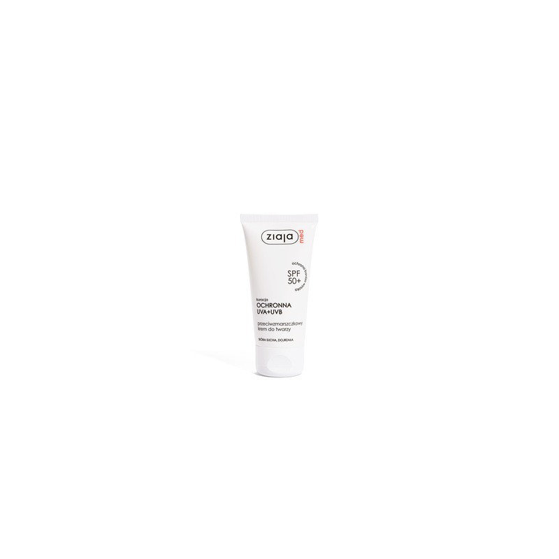 Ziaja Med SPF50+ Przeciwzmarszczkowy krem dla skóry suchej i dojrzałej, 50 ml 