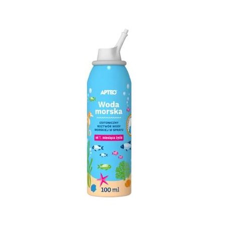  Woda morska od 1 miesiąca życia Apteo 100 ml 