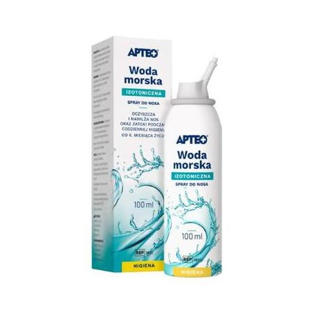 Woda morska Apteo Care spray do nosa 100 ml